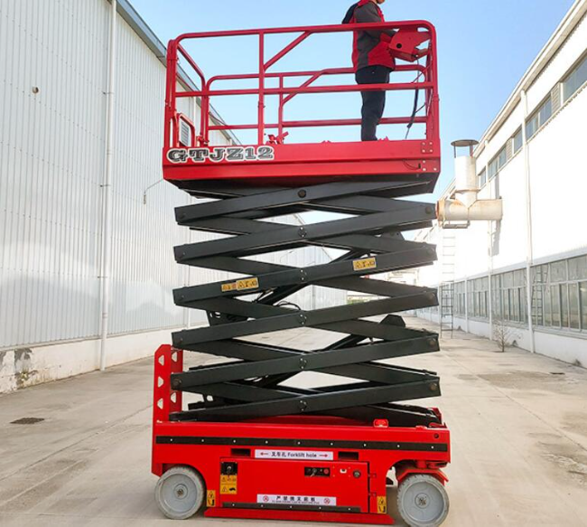 红毛镇自行走移动式升降机